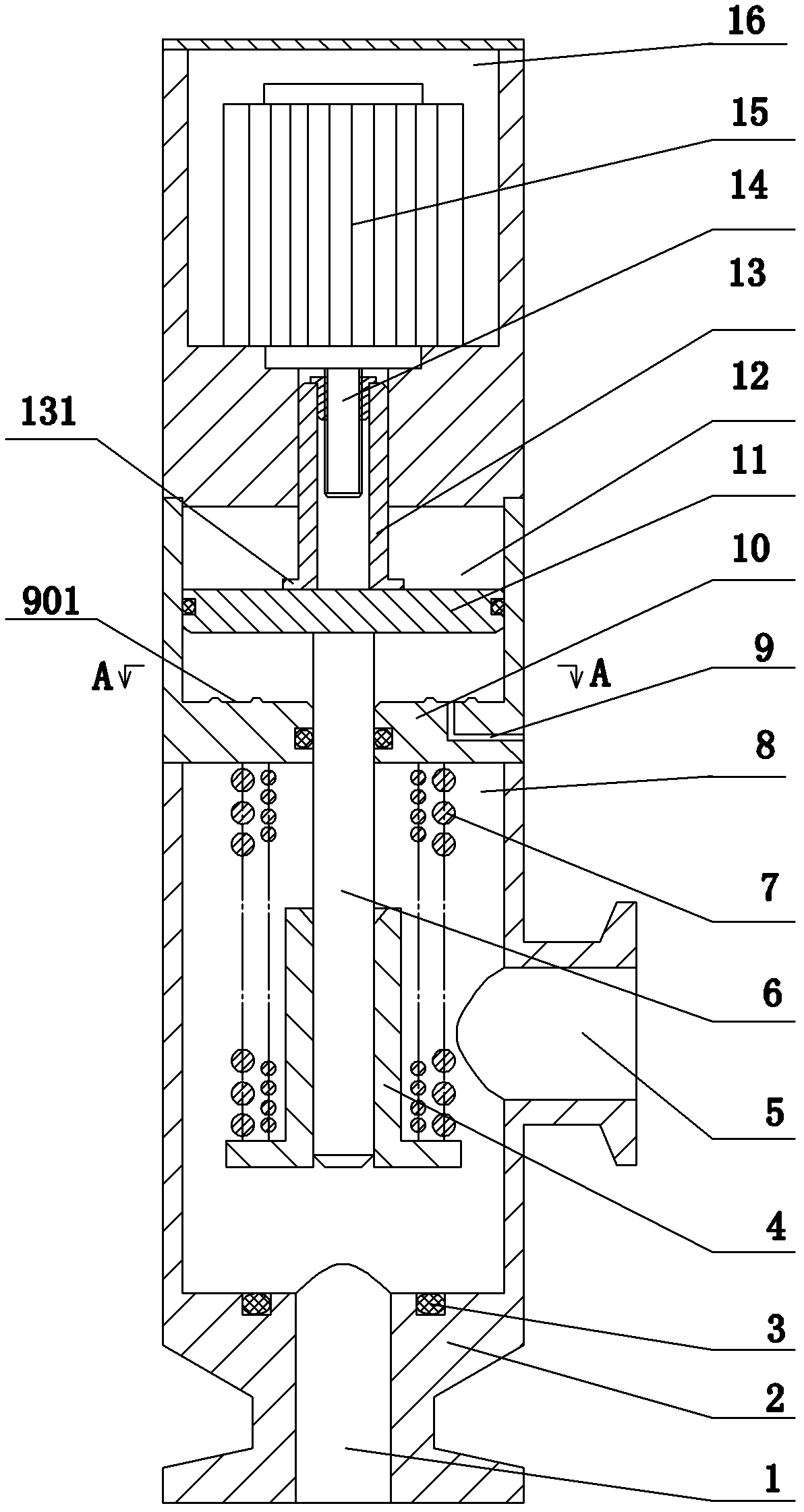 Control valve capable of precisely and freely regulating and controlling pressure