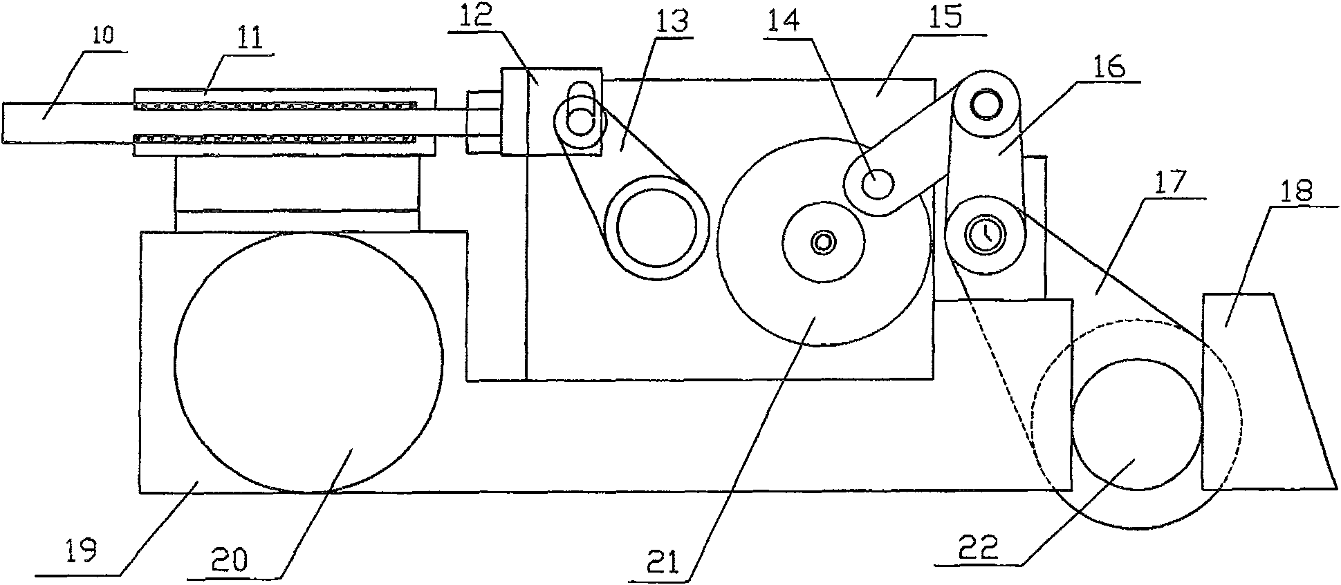 Non-middle-frusta steel gate capable of lodging