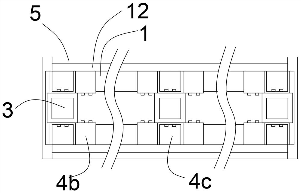 An assembled modular wall structure and its installation method