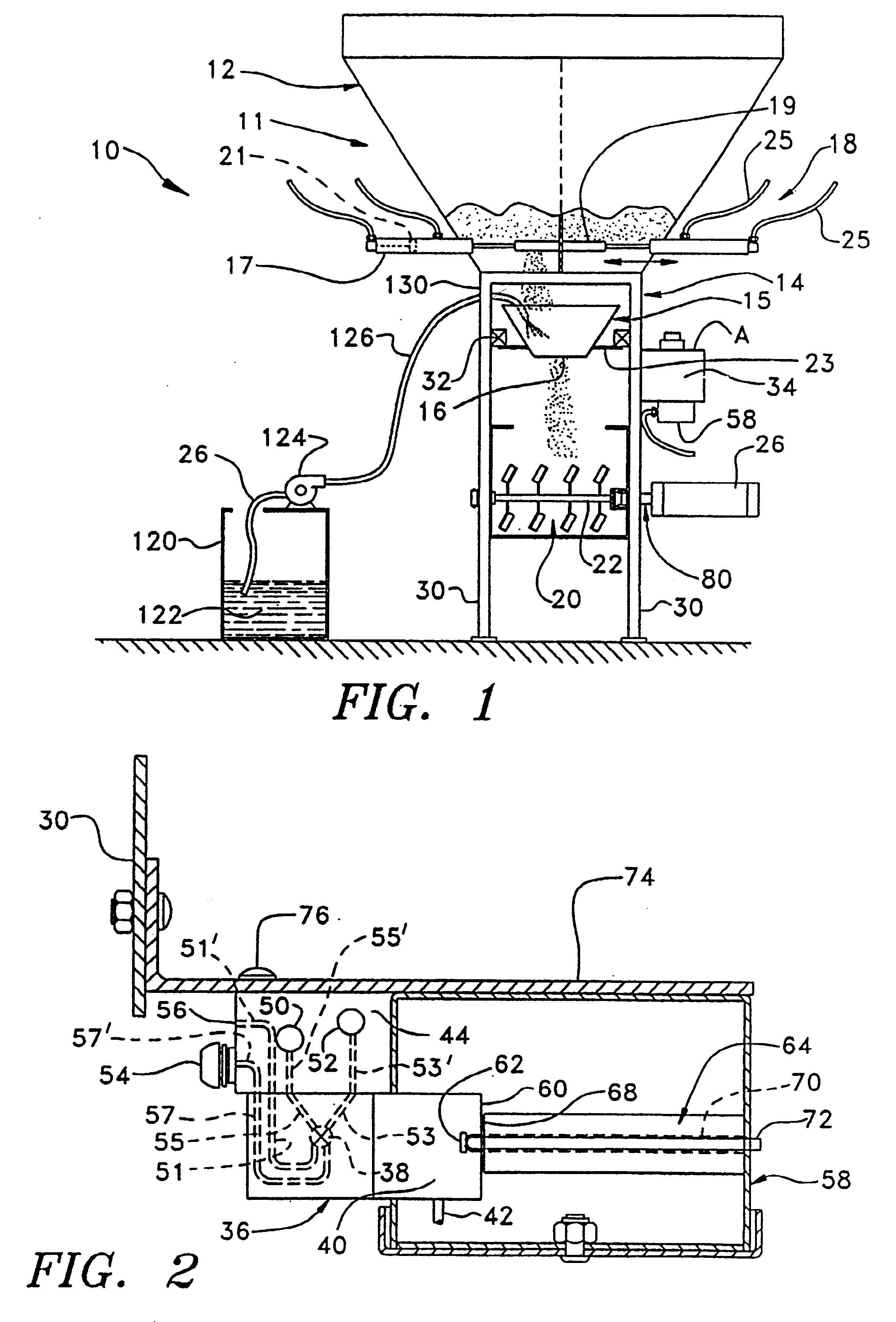 Weigh scale blender