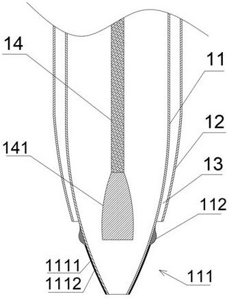 Large dropping liquid dispensing needle for dispensing machine