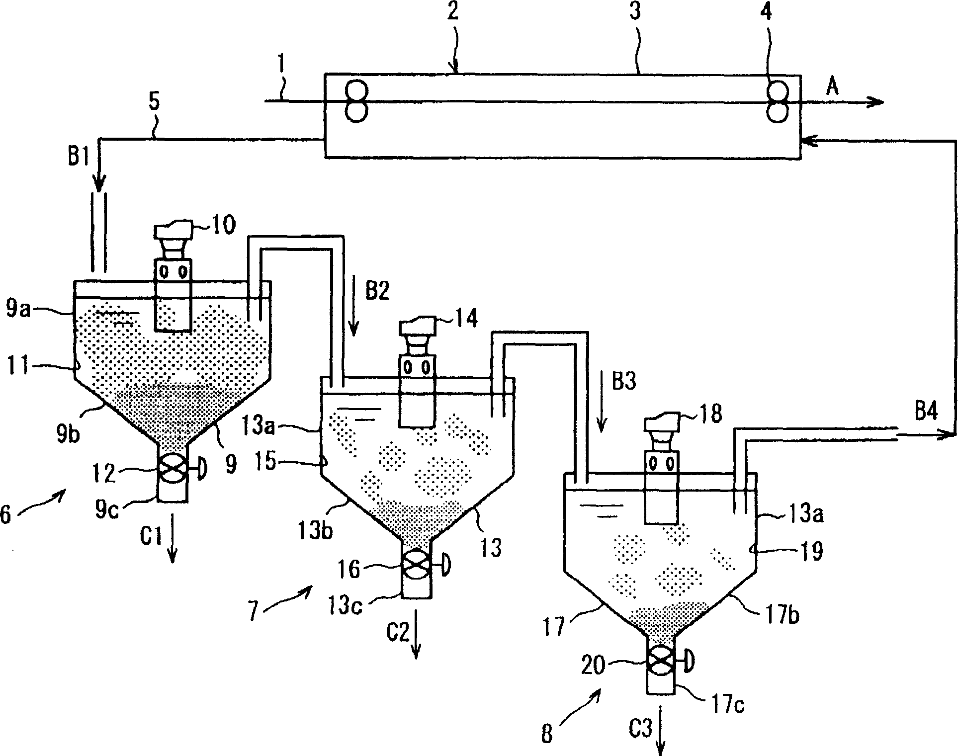 Acid washing device