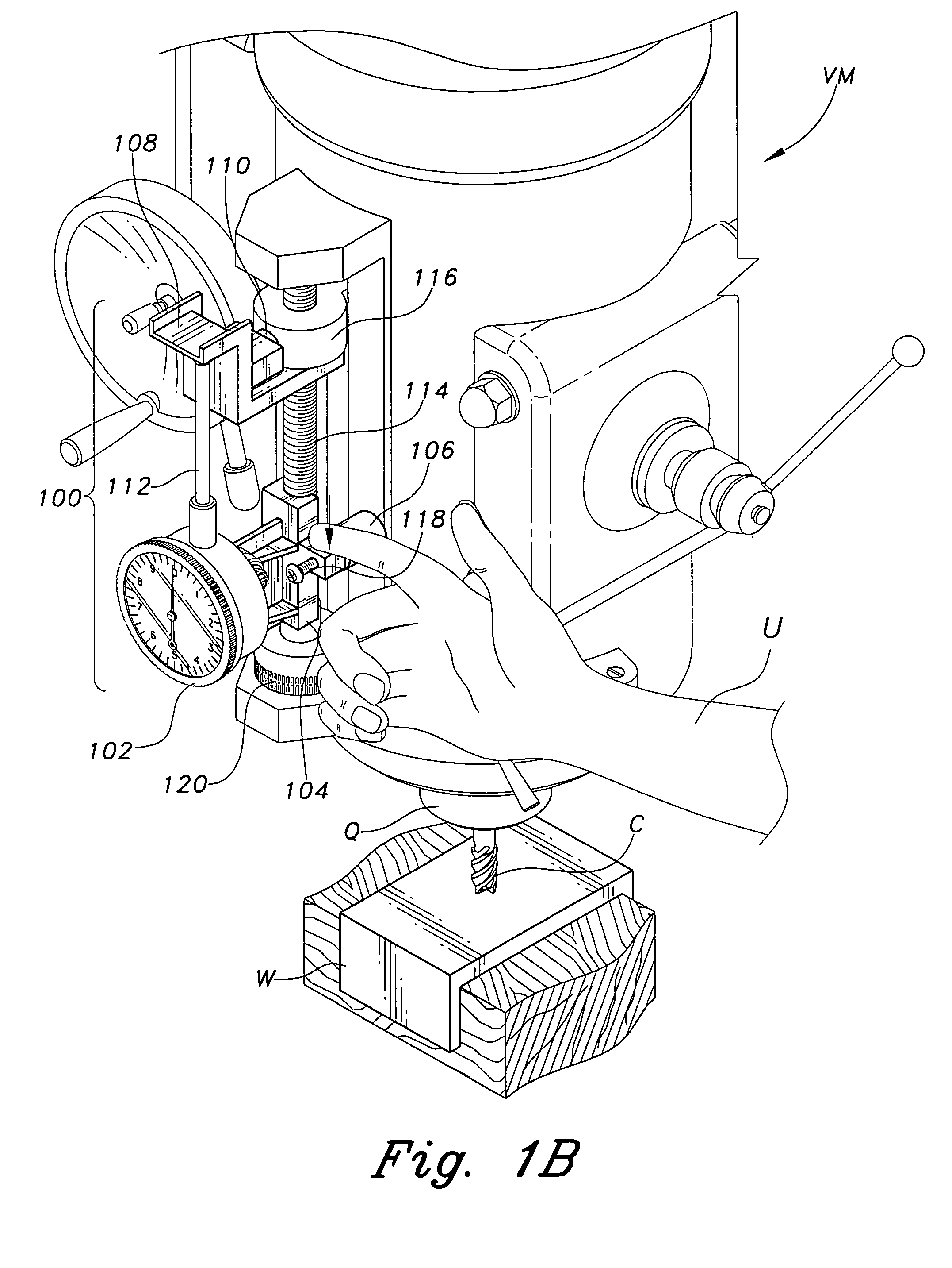 Z-axis measurement tool for vertical milling machines