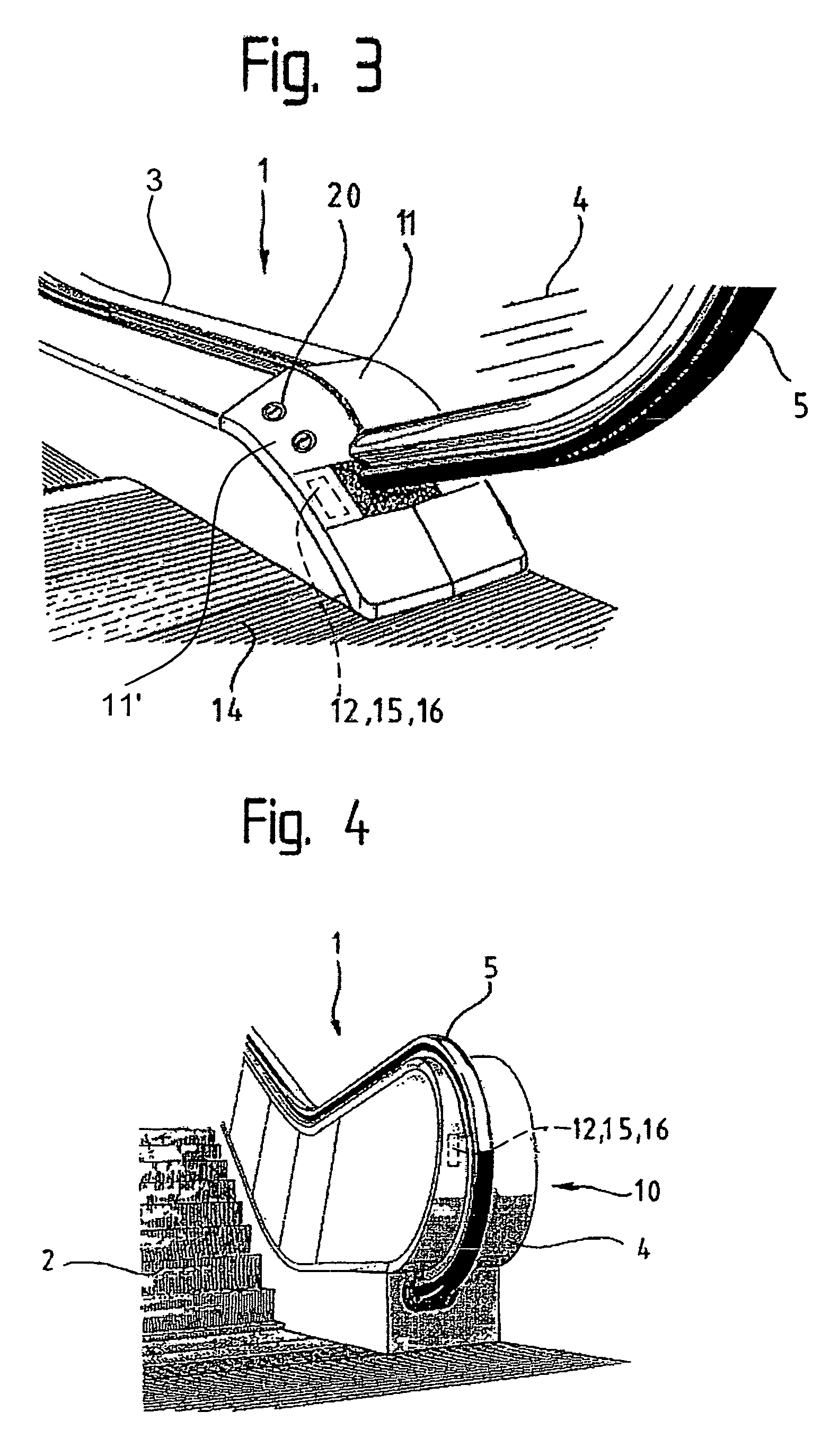 Equipment for monitoring the space in front of escalators and moving walkways by high-frequency sensors