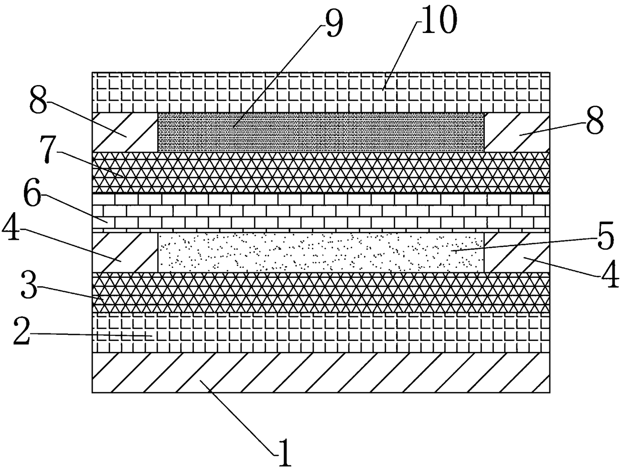 Grapheme-quantum dot two-color light detector based on composite structure, and preparation method thereof