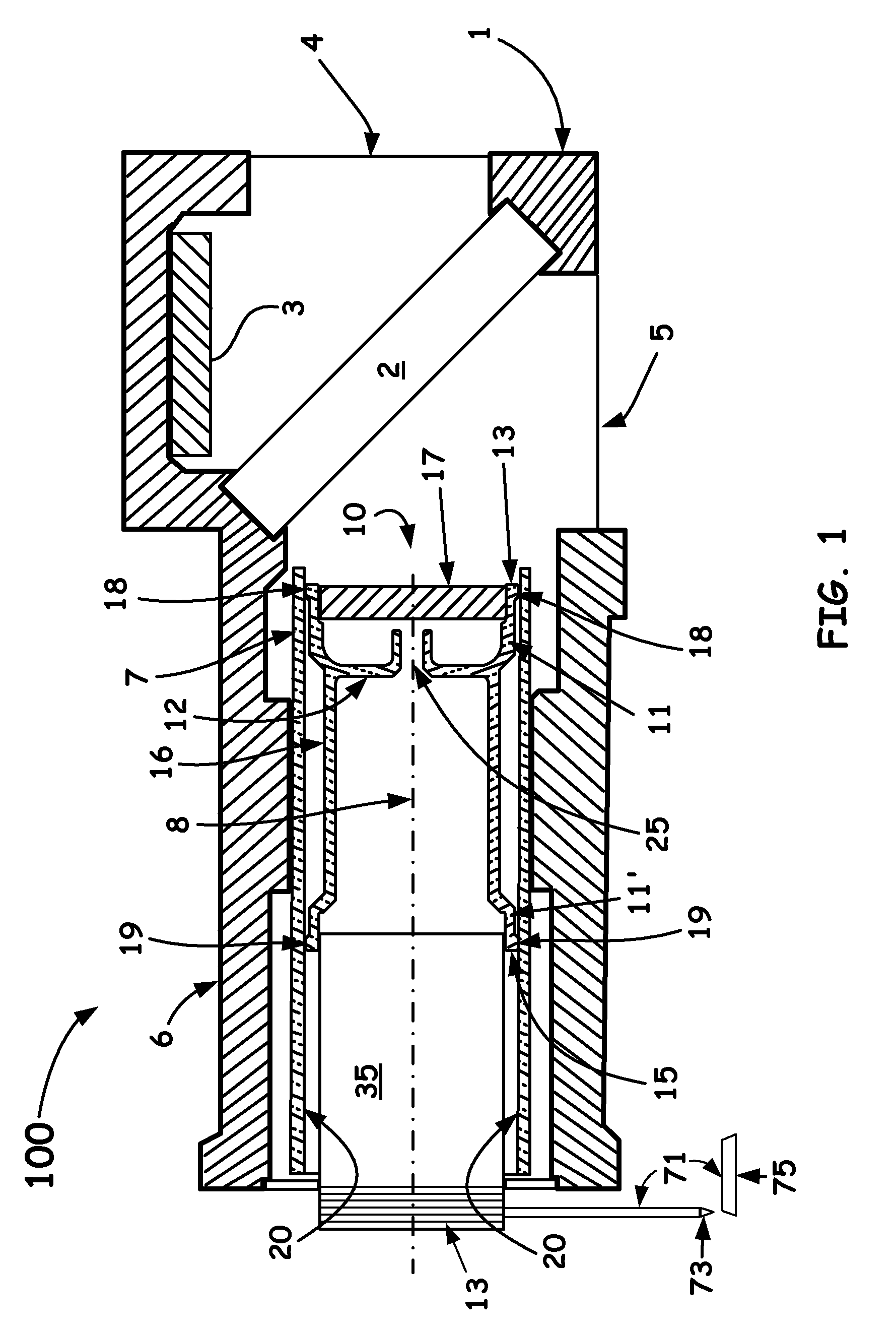 All graphite interferometer bearing assembly