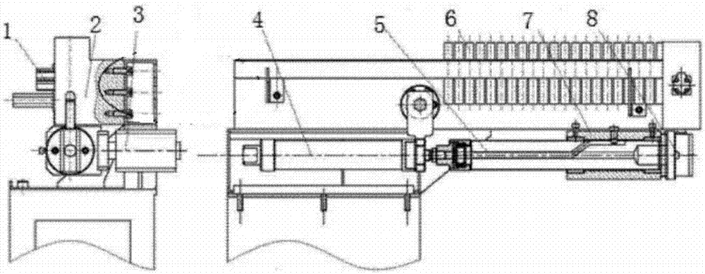 An automatic feeding device for a numerically controlled machine tool