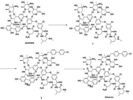 A kind of method for preparing oritavancin