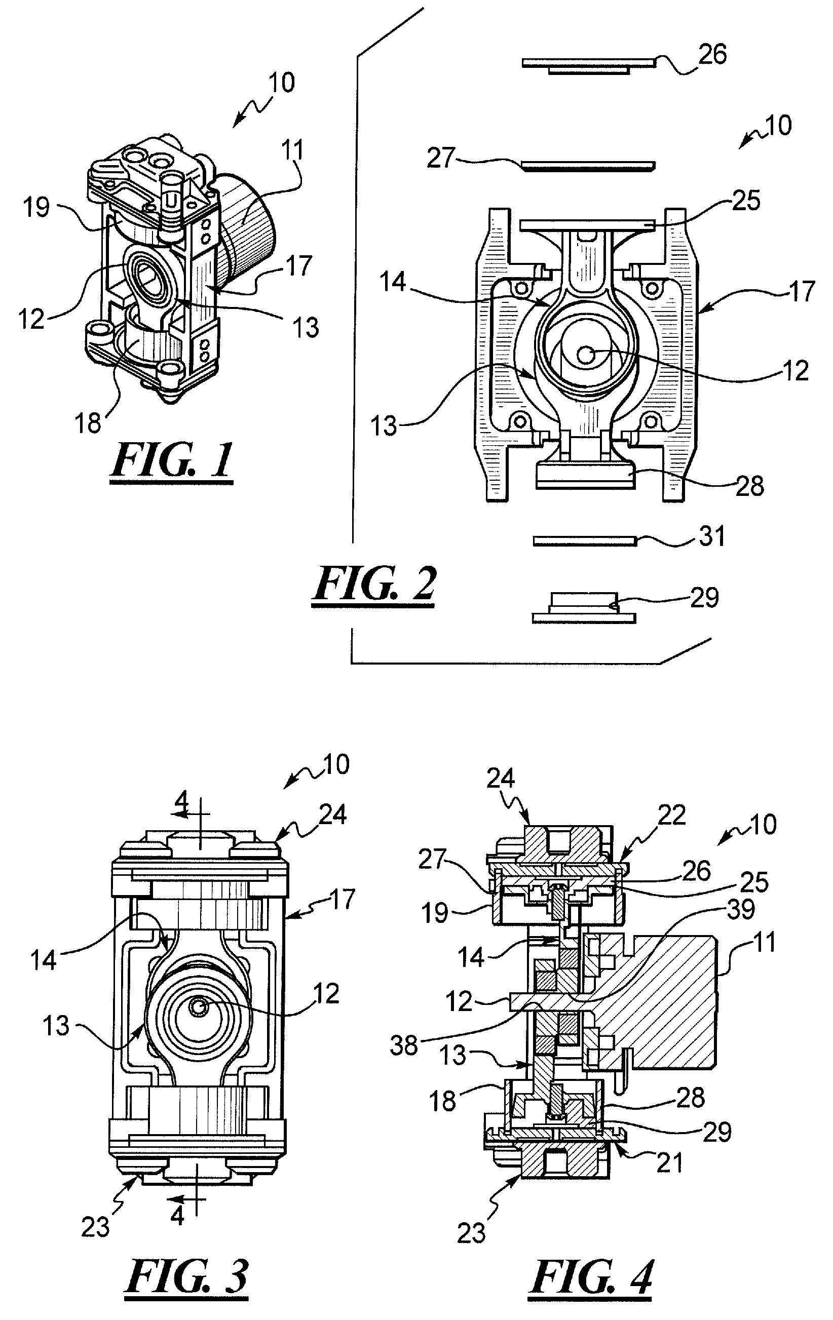 Balanced dual rocking piston pumps