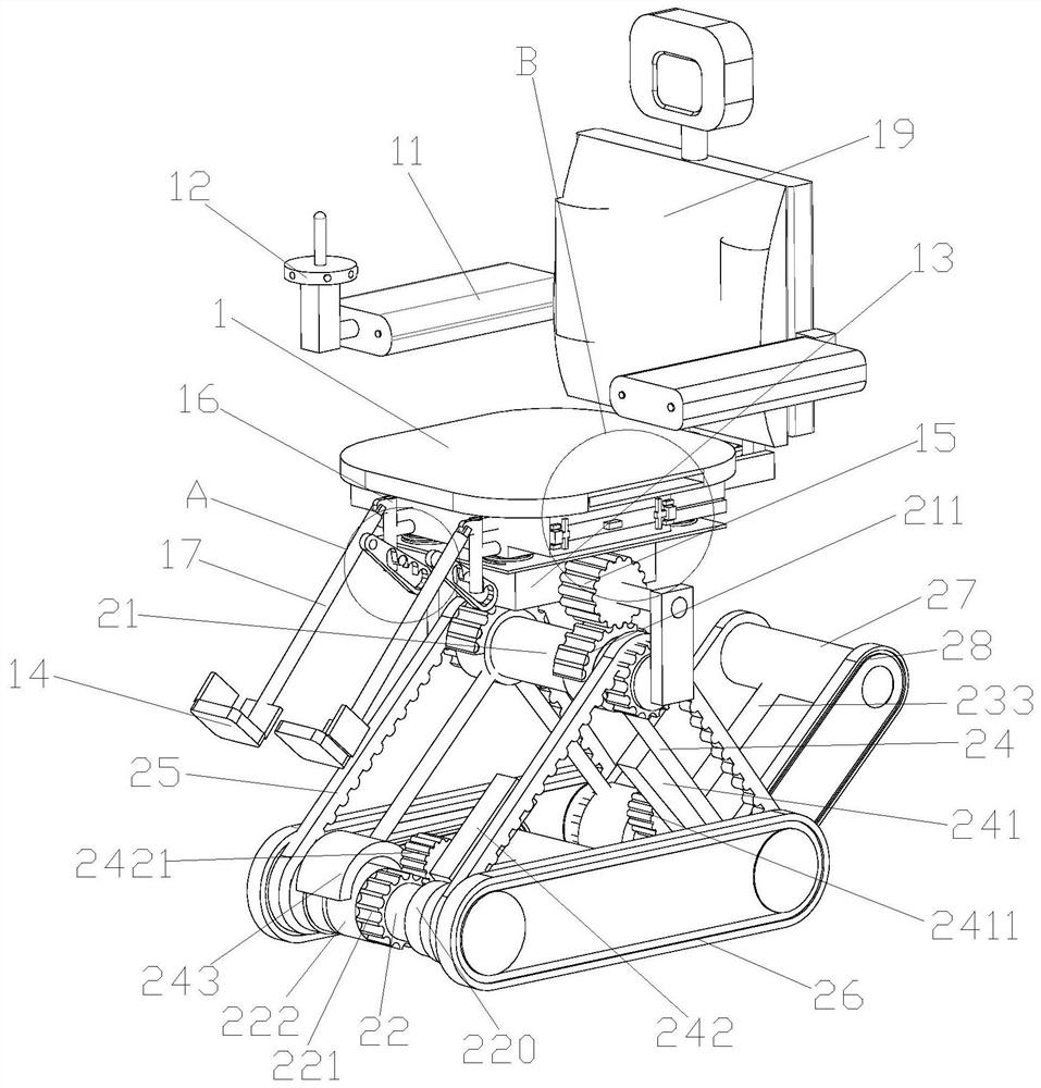 An electric wheelchair that improves the comfort of use