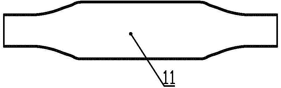 Thermal expansion and vibration composite forming process of solid particles of automobile rear axle housing