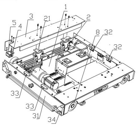 Tray counting method based on storage shuttle vehicle