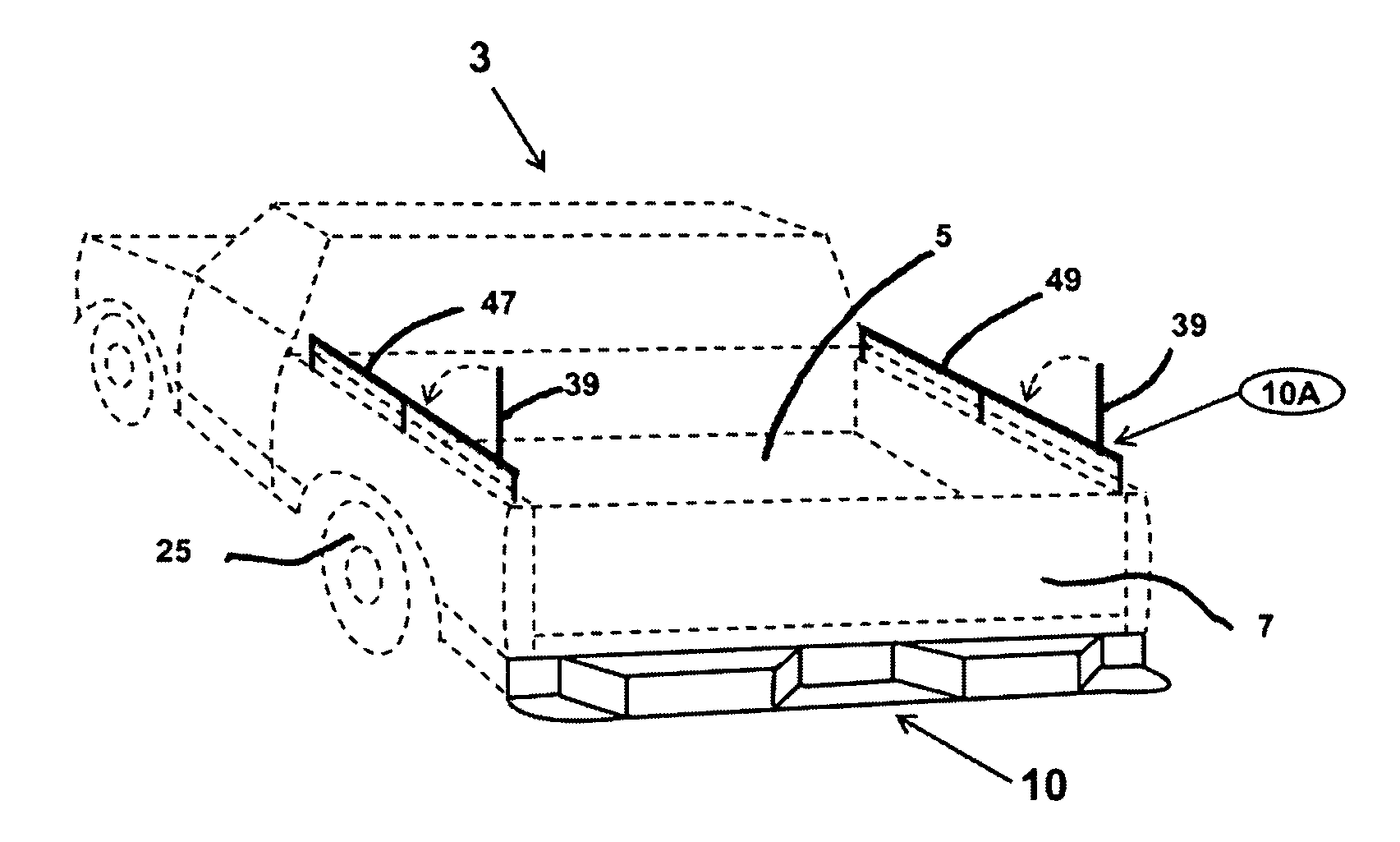 Rear bumper and grab handles for pickup trucks and the like