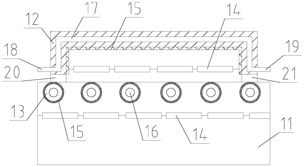 A forming mechanism for pvc sheet