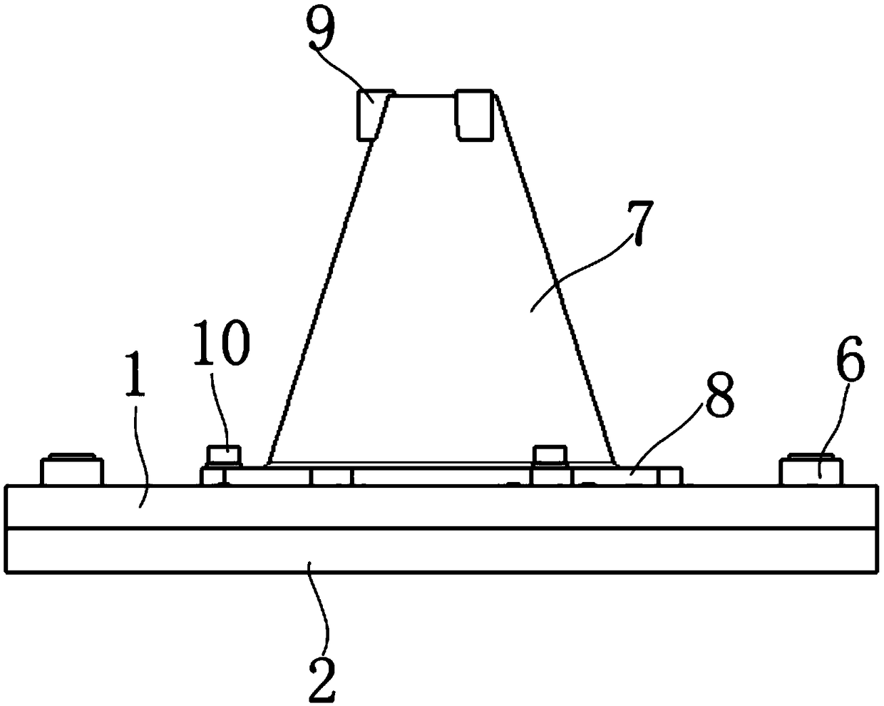 Airplane APU rear bearing cavity maintaining tool