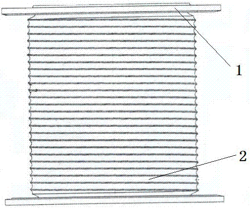 Winding drum with cable guide grooves