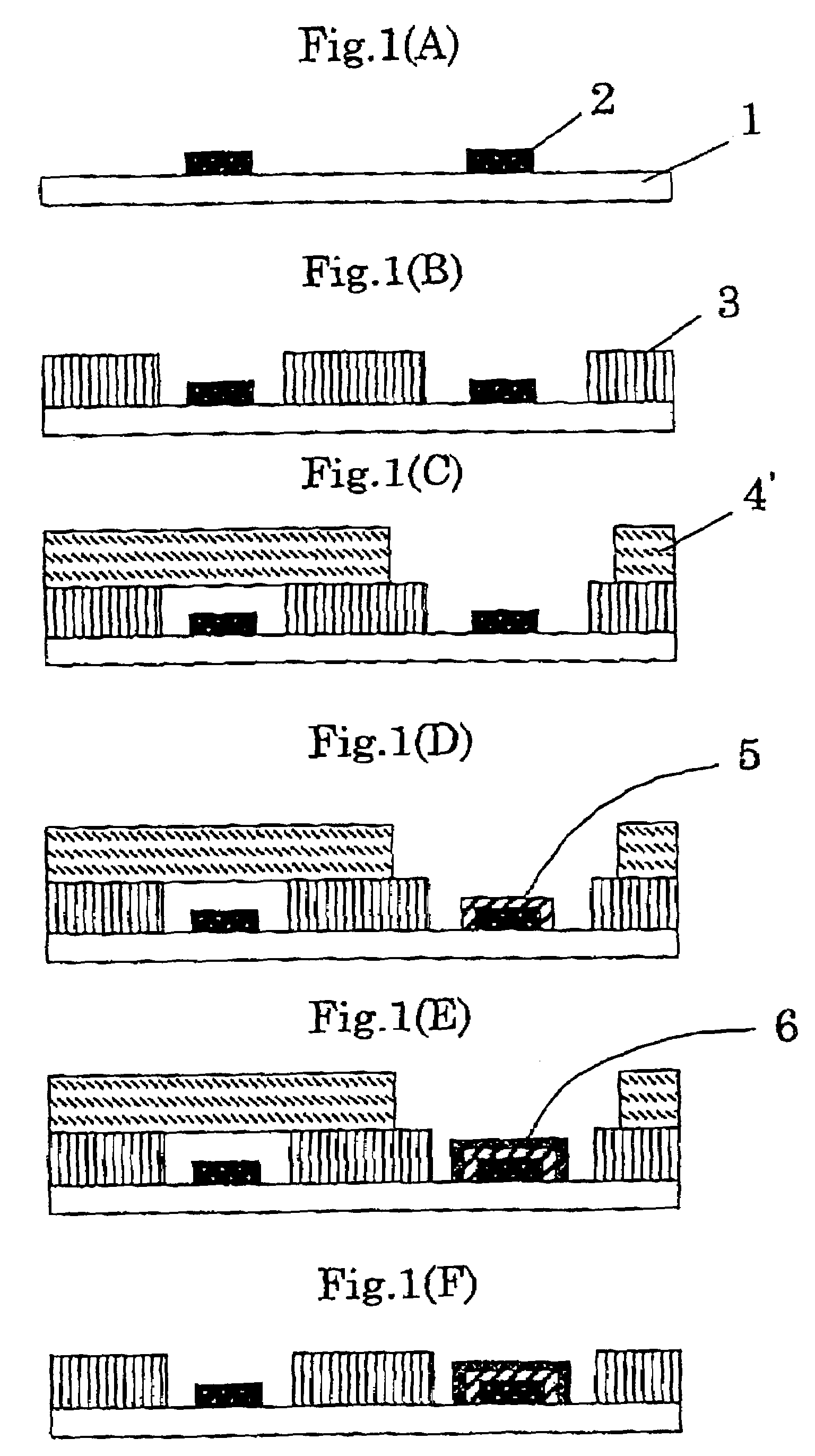 Process for producing printed wiring board and photosensitive resin composition used in the same