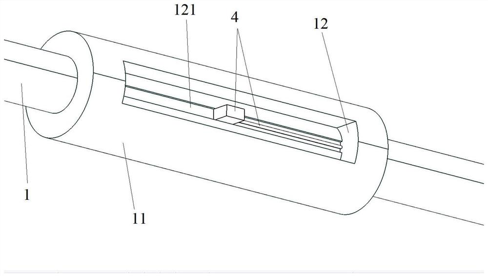 Built-in miniature balloon joint distraction device