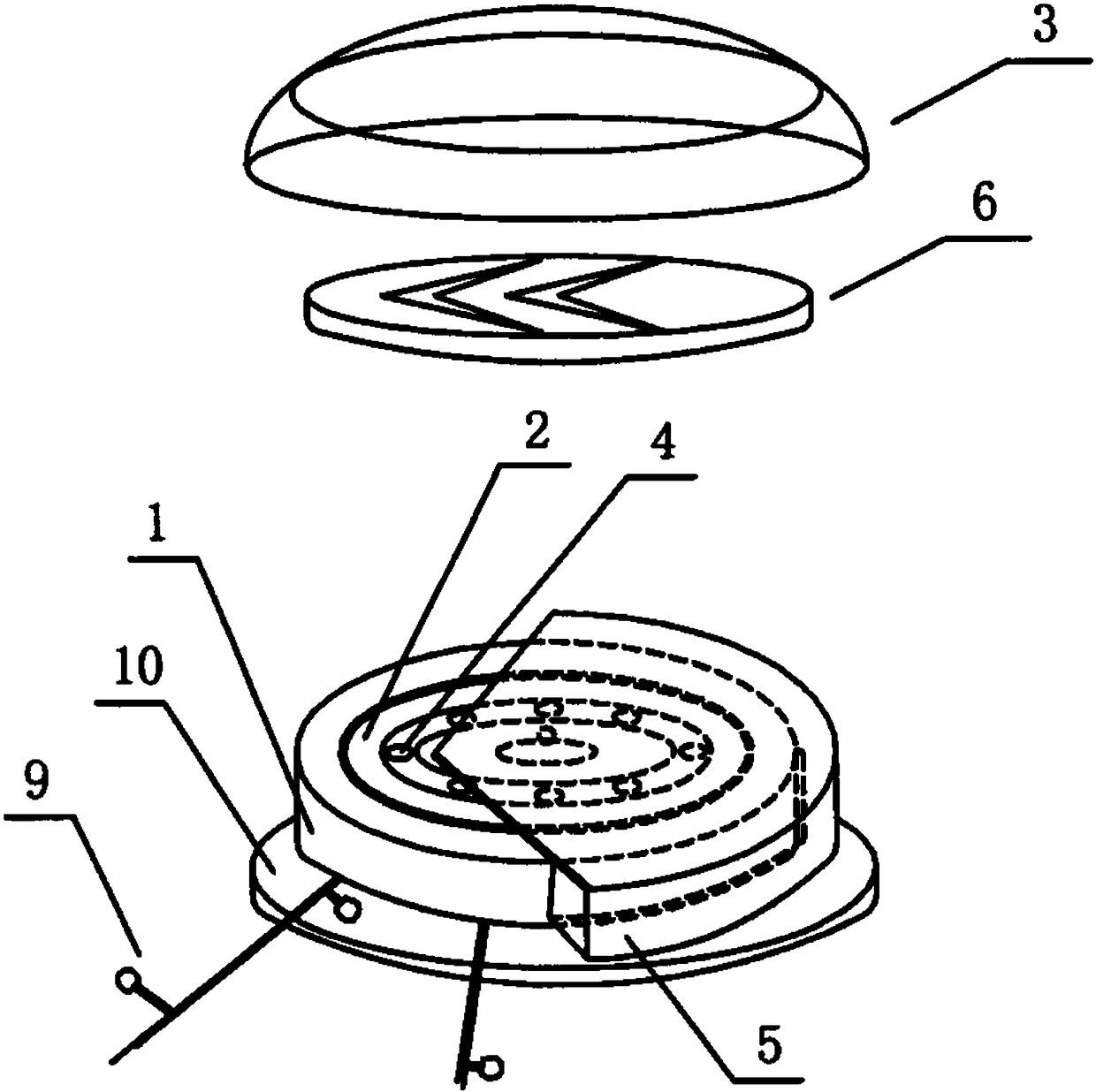 Hub light-emitting device