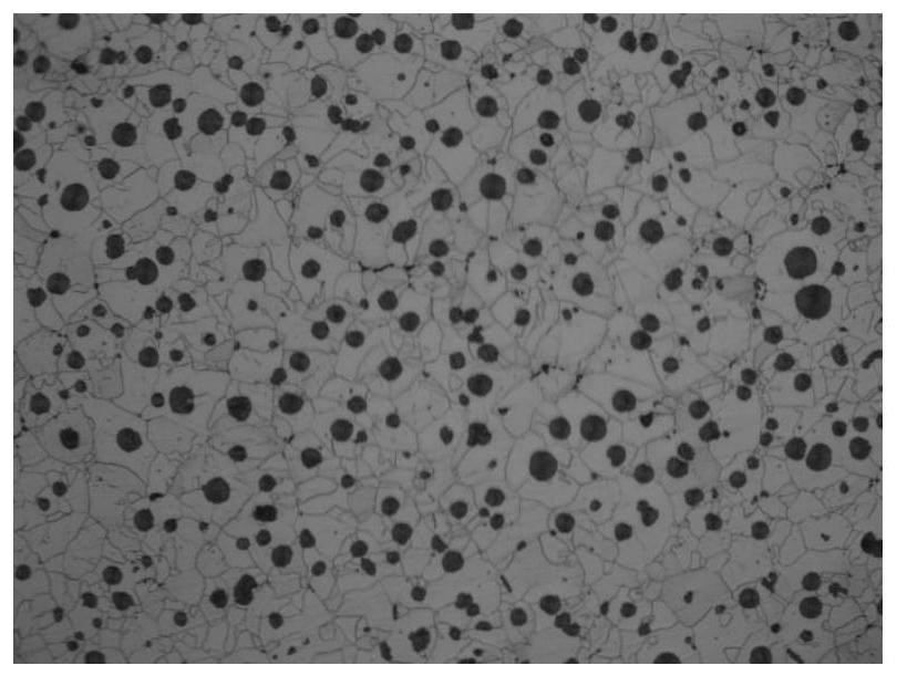 Low-temperature high-toughness nodular cast iron for large thick-wall wind power casting and preparation method of low-temperature high-toughness nodular cast iron