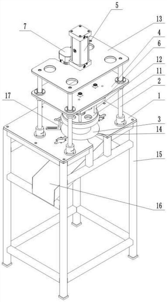 Wire reel nozzle removing device