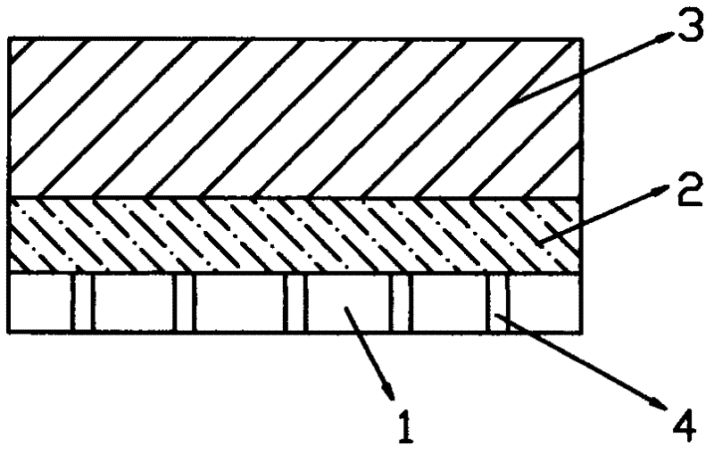 Rubber conducting plate with multi-layer structure and conducting particles