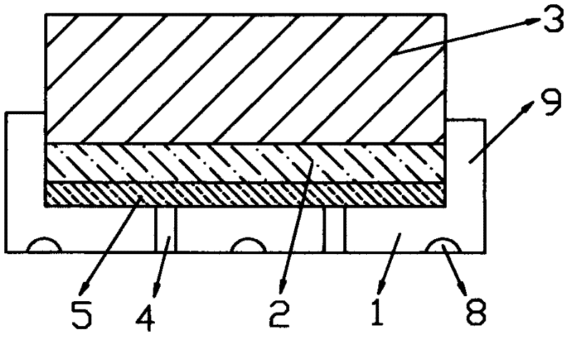 Rubber conducting plate with multi-layer structure and conducting particles