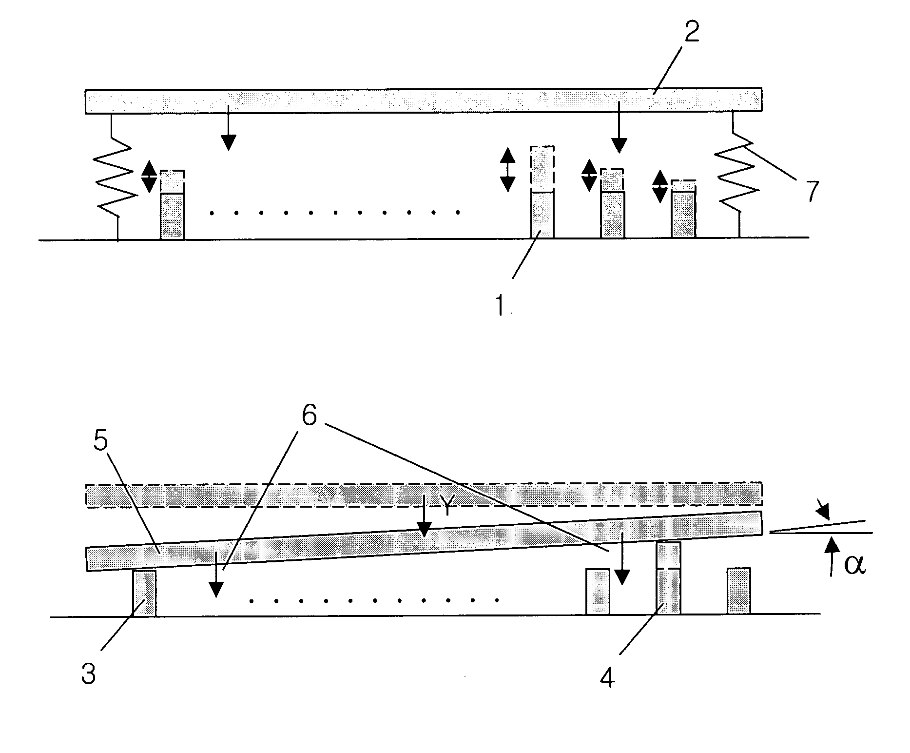 Discretely controlled micromirror with multi-level positions