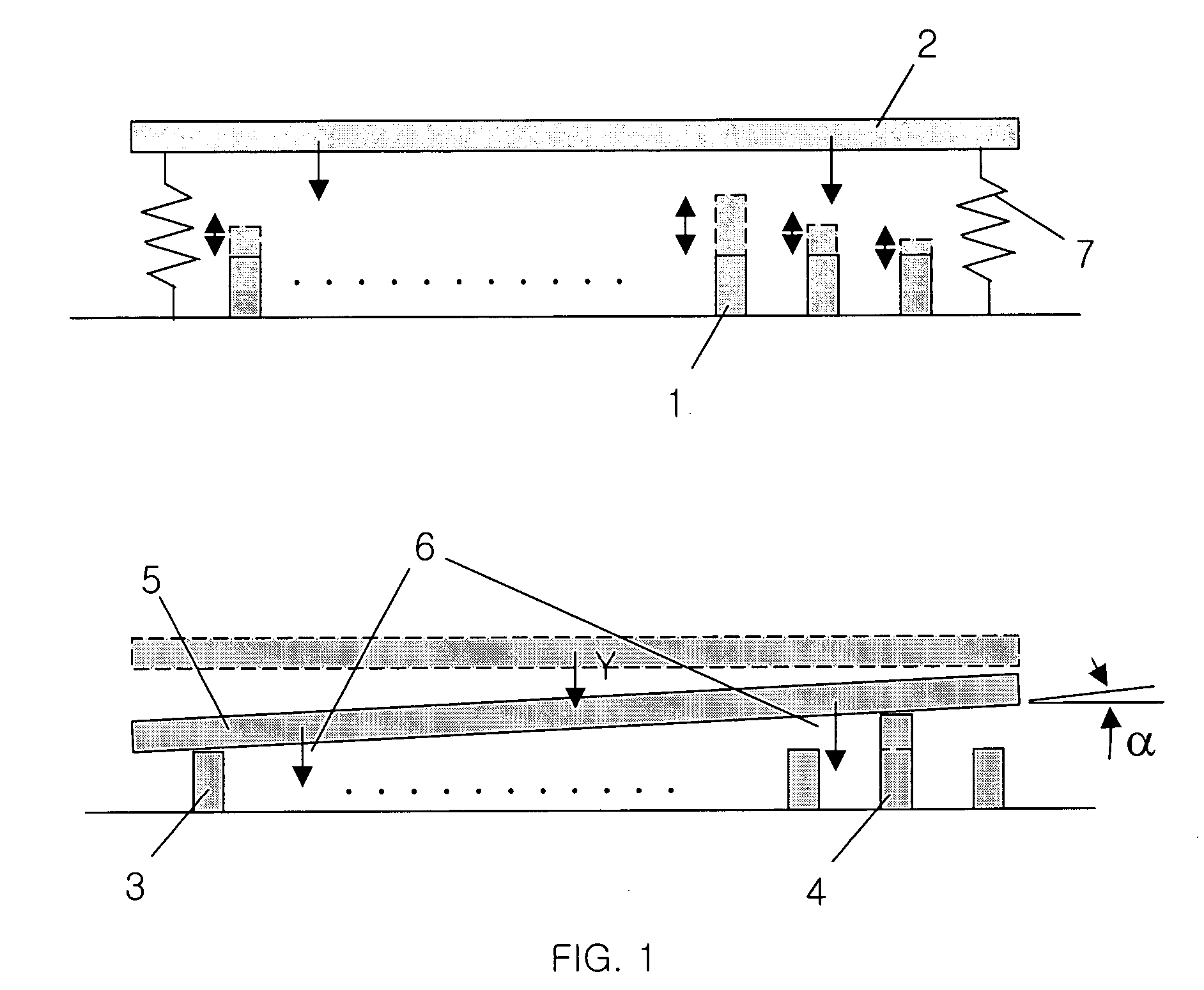 Discretely controlled micromirror with multi-level positions