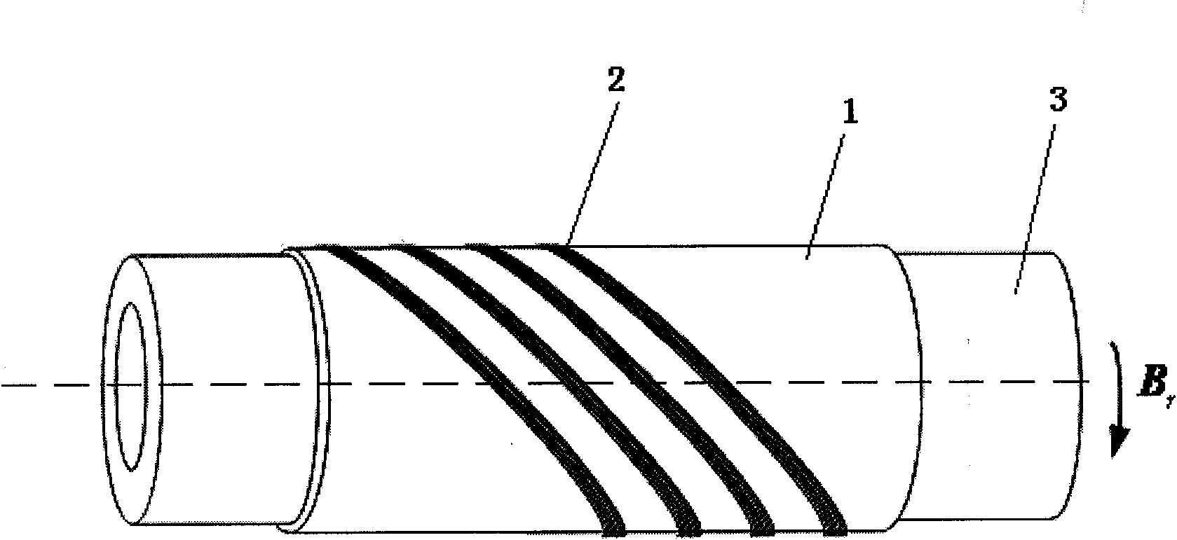 Pipeline axial ultrasonic guided wave energy exchange probe