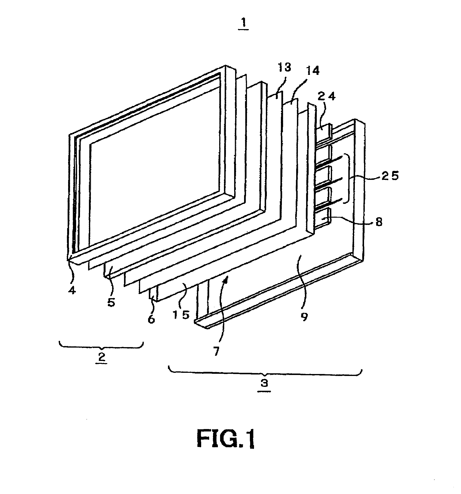 Backlight device and transmission type liquid crystal display apparatus