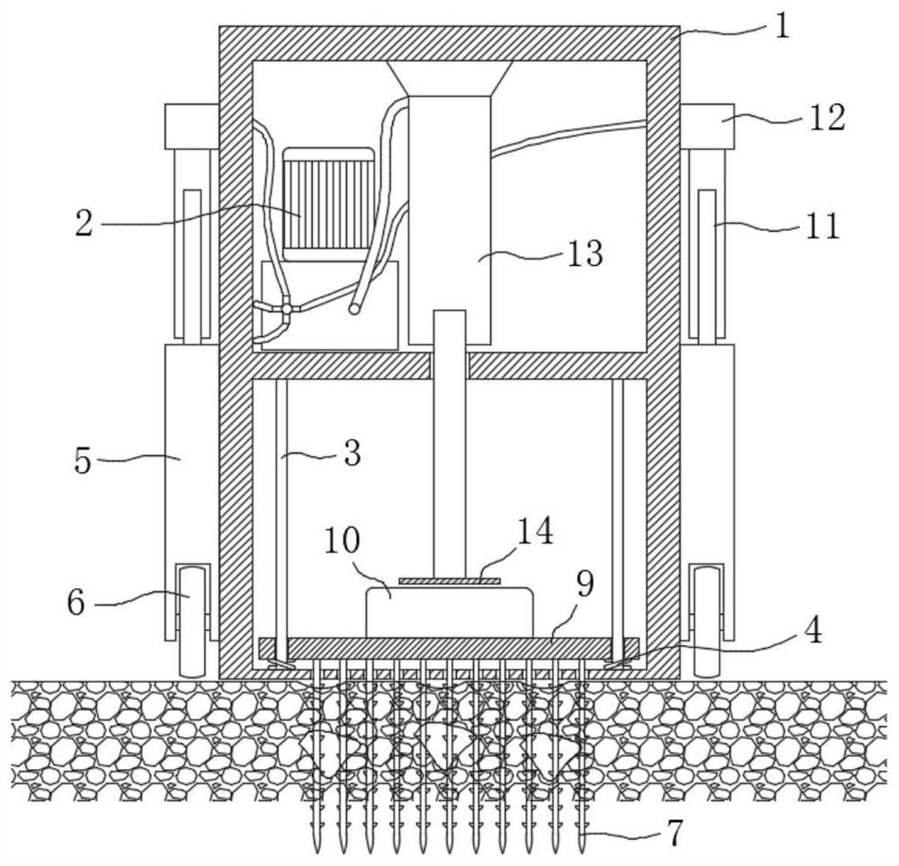 Road surface maintenance device for road and bridge construction