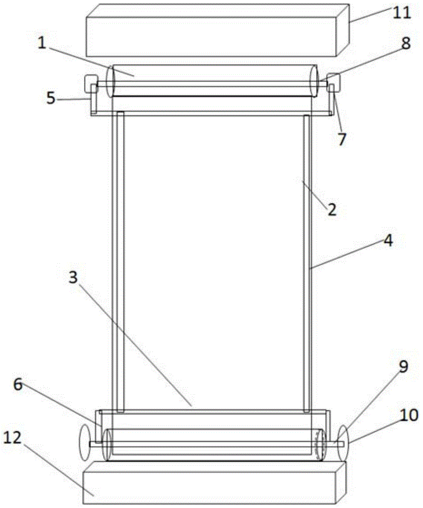 Roll-up dust-removing screen window