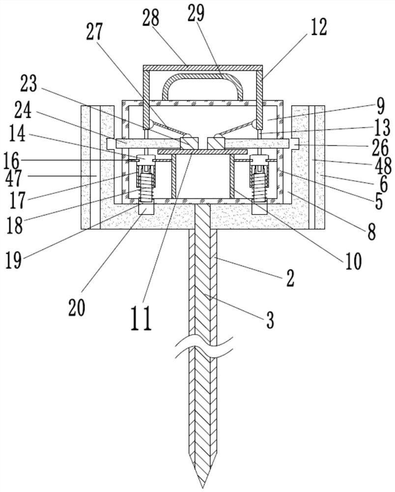 Auxiliary device for liver segment resection under guidance of B-mode ultrasound