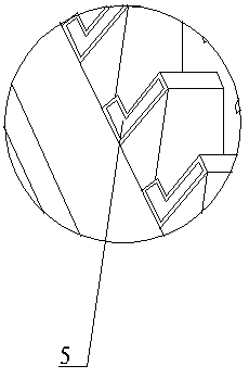 A kind of L-shaped braided belt processing method