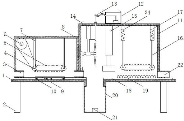 Construction steel bar cutting machine