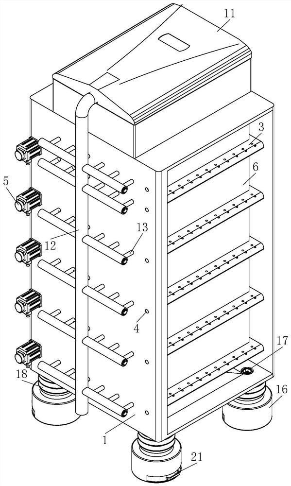 Anti-gouges intelligent transport case for fresh products