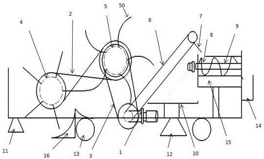 Livestock and Poultry Feces Picking-up and Separating Device