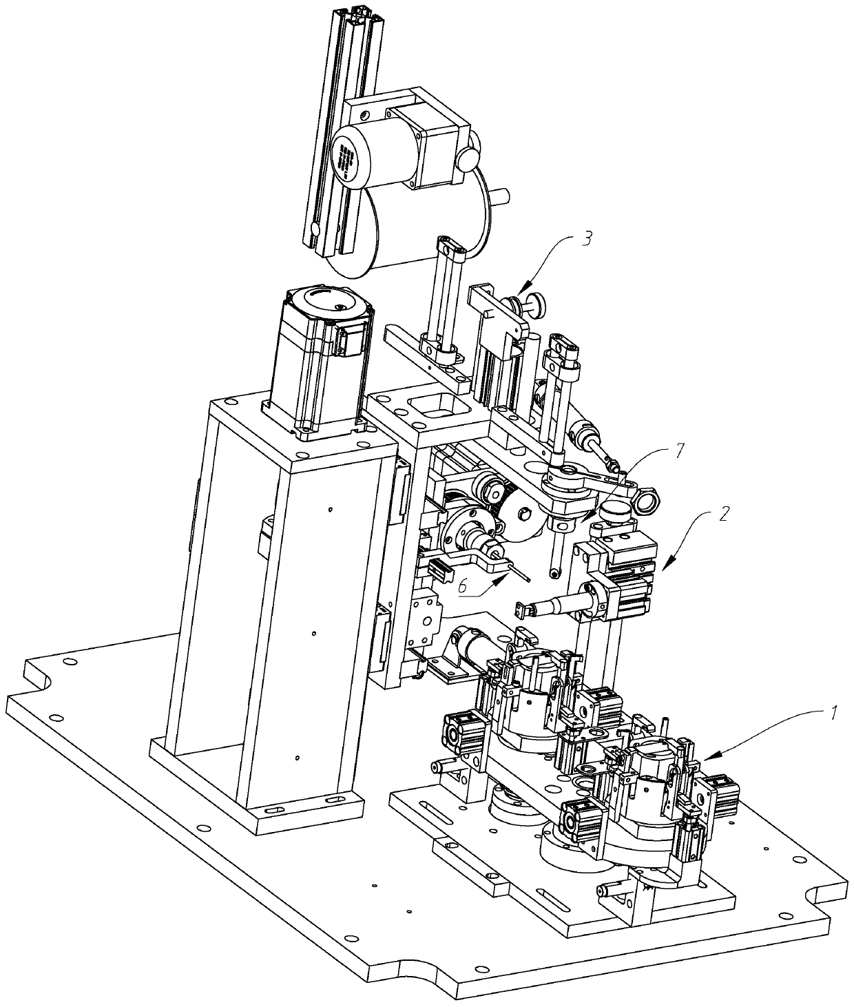 Stator coil binding device