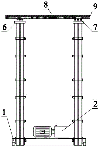 Jacking apparatus specially used for electric reactor pillar porcelain insulator replacement