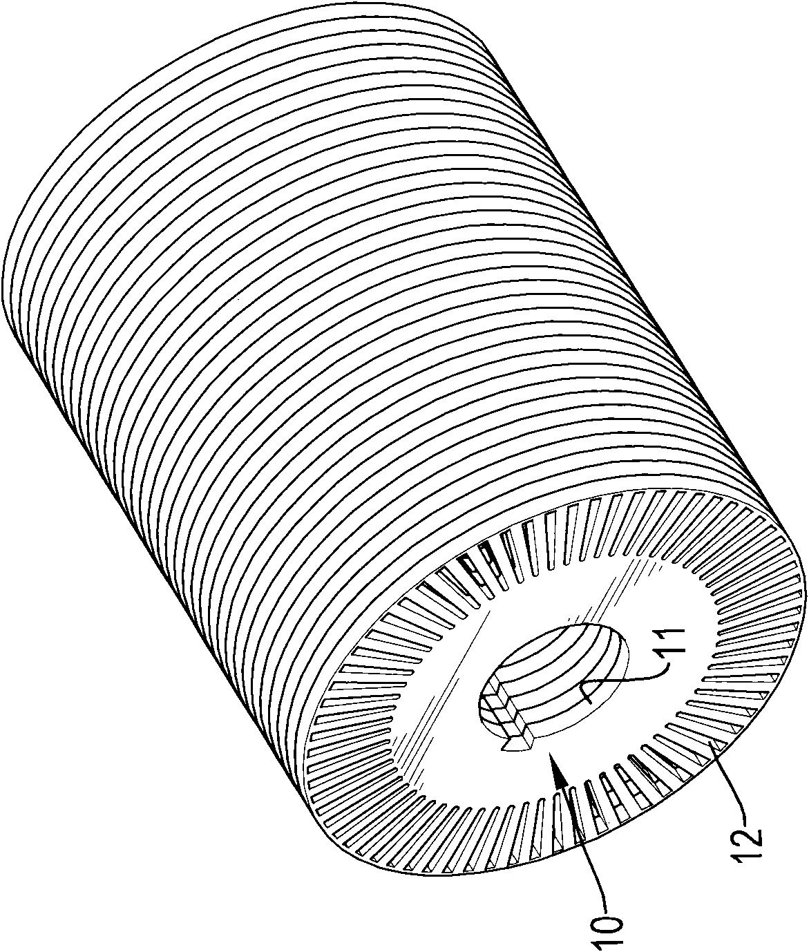 Manufacturing method of motor rotor