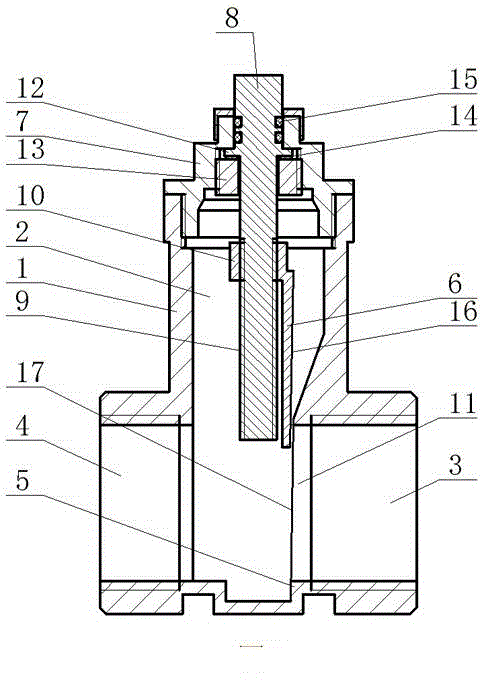 Low voltage driven knife-type gate valve body