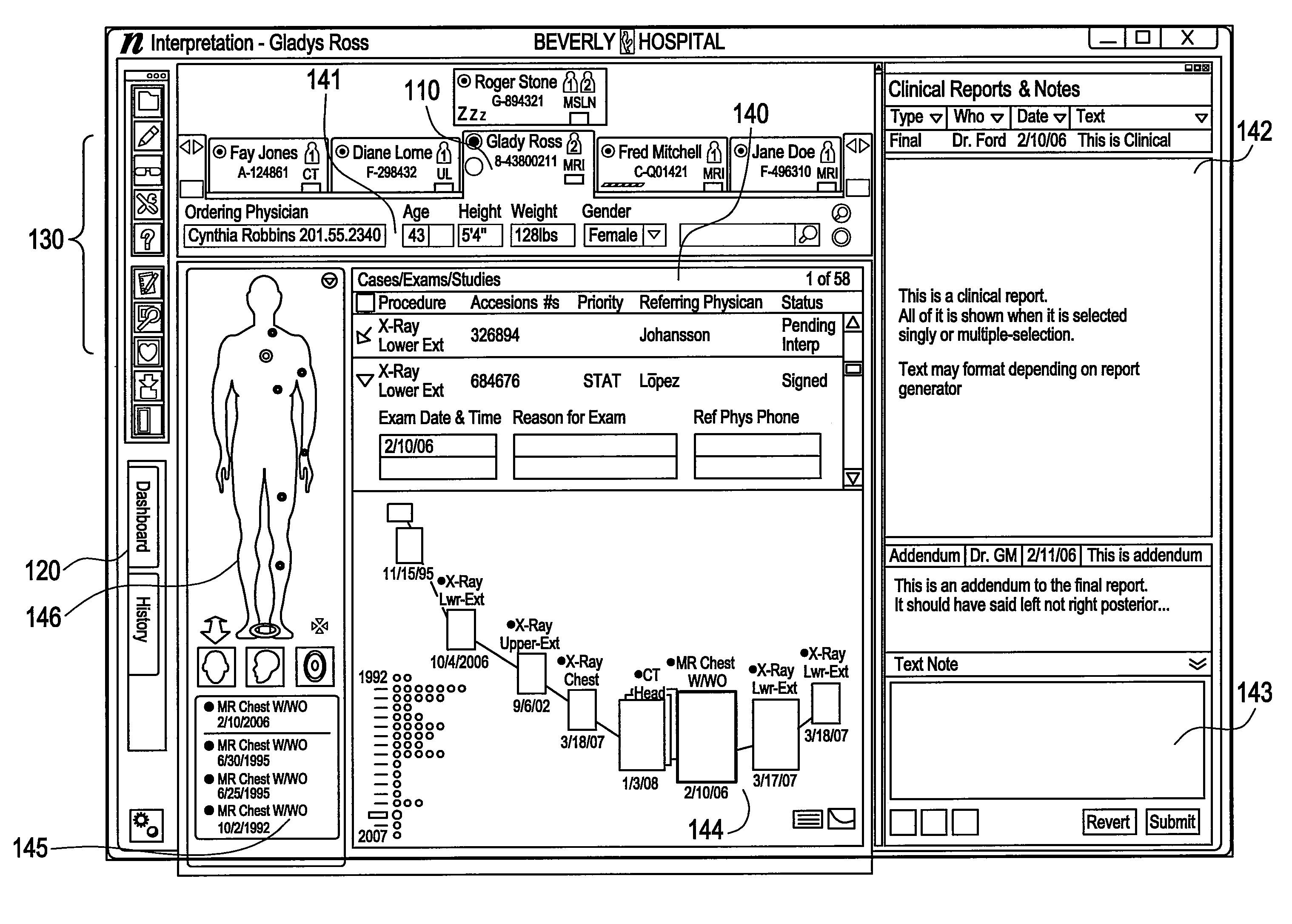 Systems and methods for presentation of clinical evidence for diagnostic interpretation