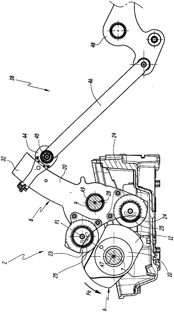 Bearing for shed machine or motion transmission system, heald frame motion lever comprising such bearing, and shed machine comprising such lever or bearing