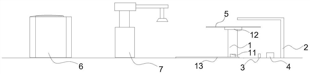 Method and device for calibrating wafer center