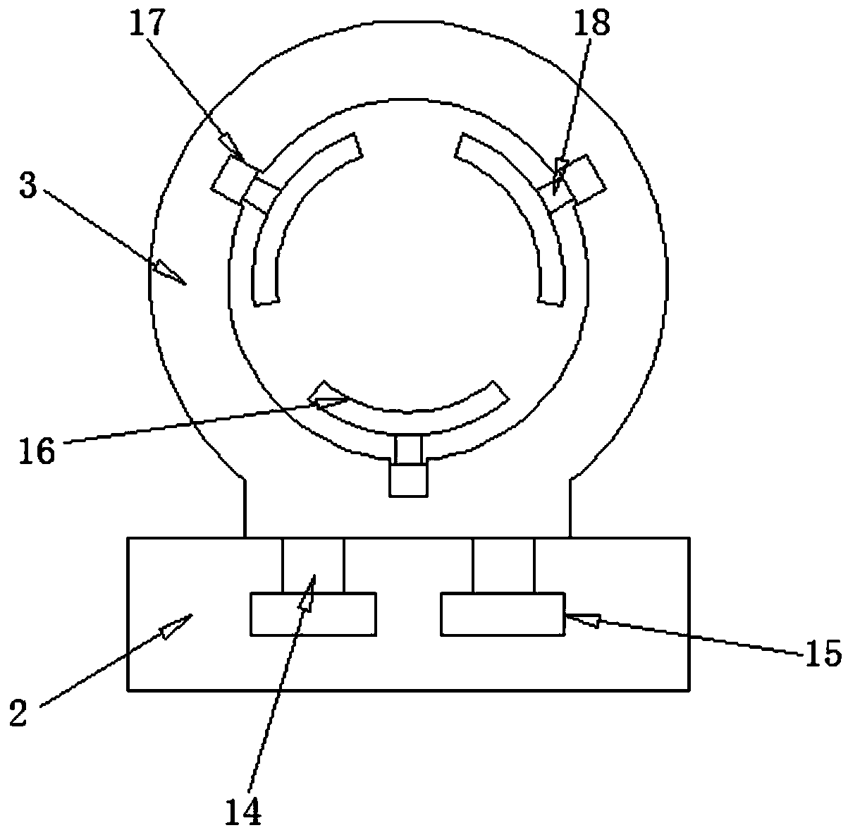 Air cooling wind tunnel wall manufacturing equipment of kilowatt-grade generators