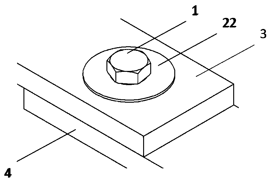 Electronic tag that monitors bolt looseness