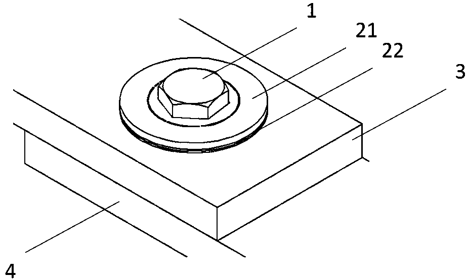 Electronic tag that monitors bolt looseness