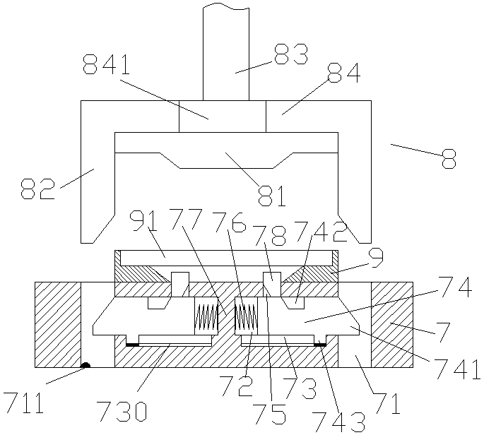 A workpiece bending device