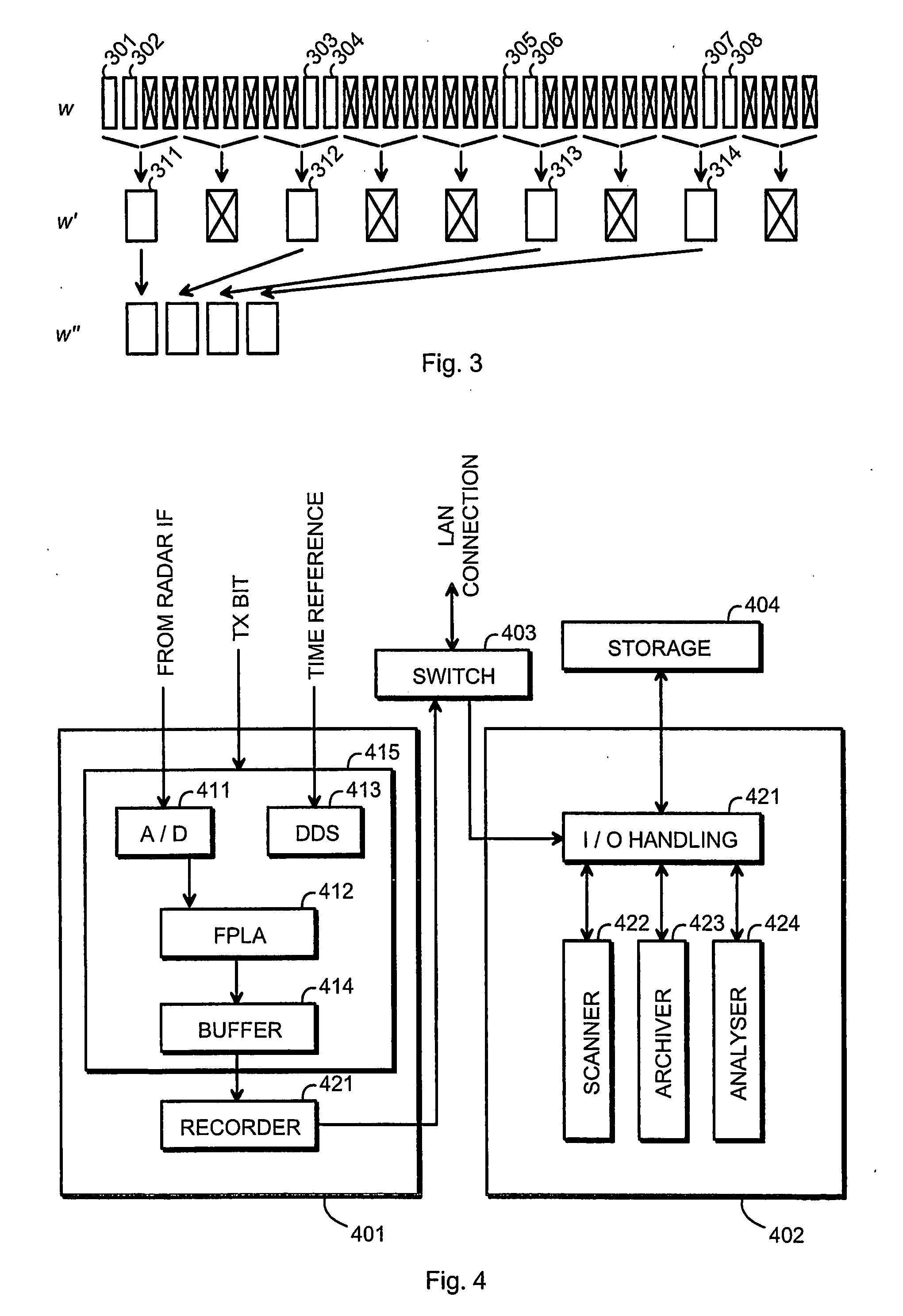 Method and Arrangement for Detecting Moving Objects with a Radar